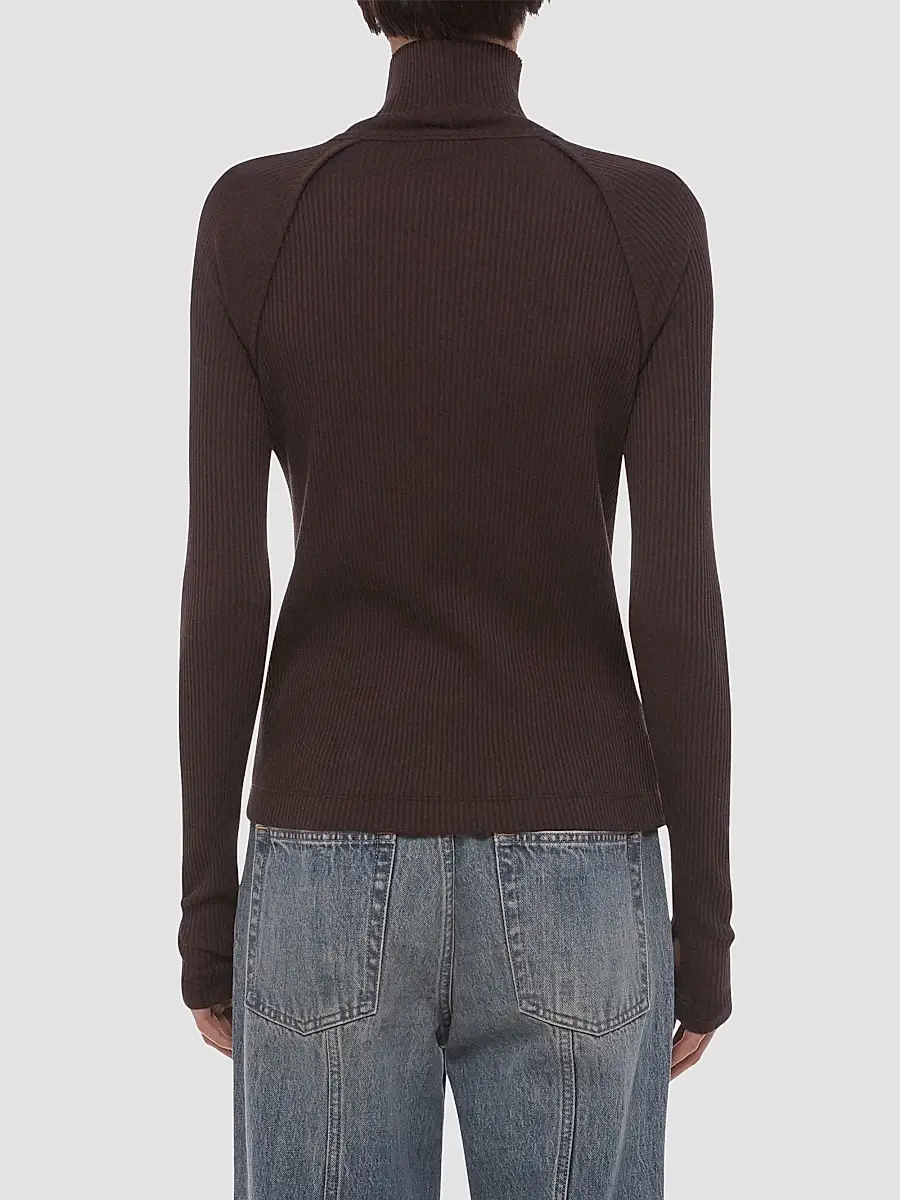 Helmut Lang Women's Layered Ribbed Sweater | Thumbnail 3