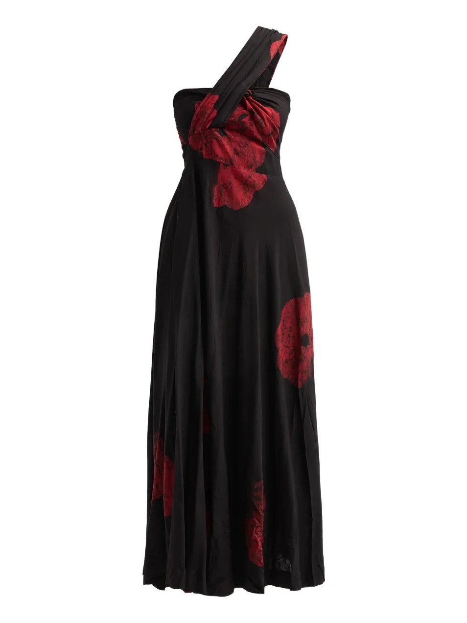 Elisamama Women's Bukola Tie-Dye One-Shoulder Maxi Dress
