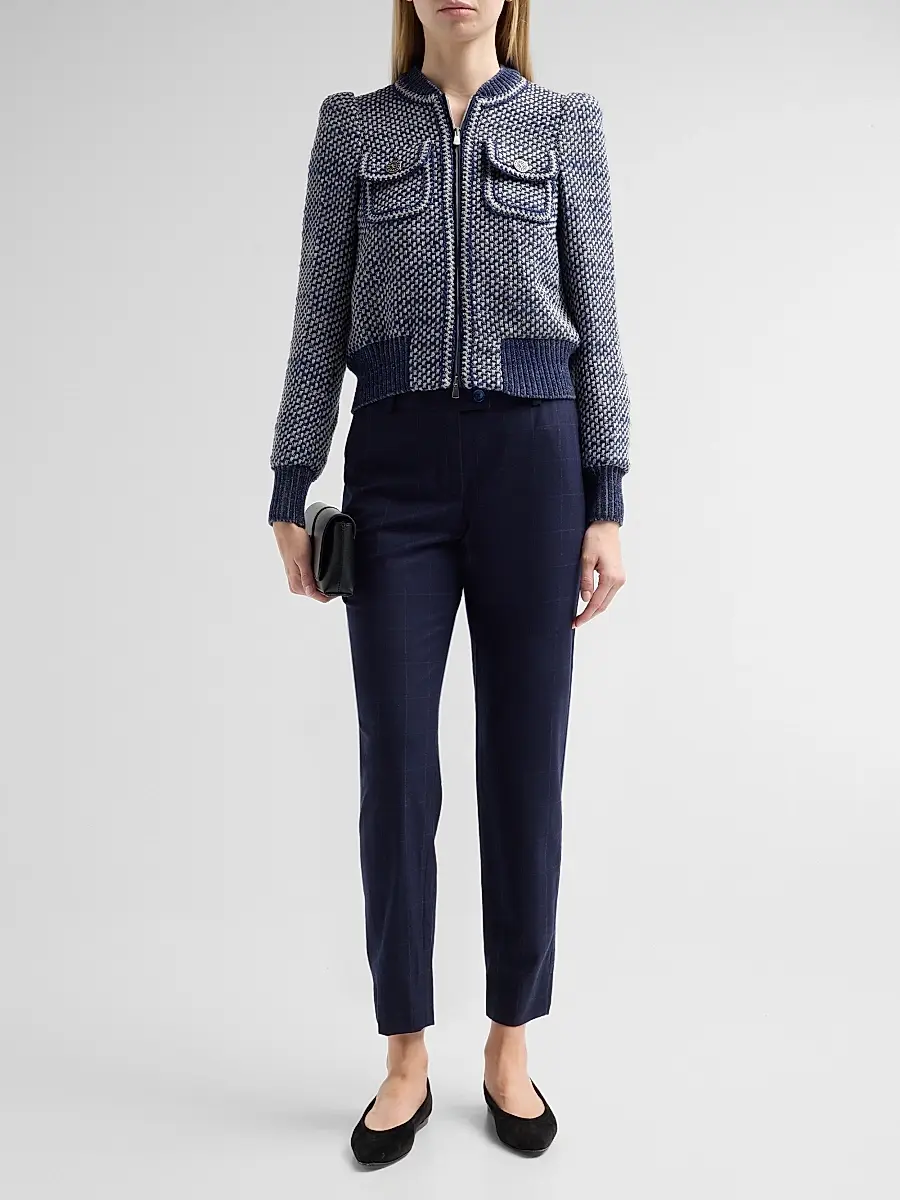 MAISON COMMON Women's Tweed Bomber Jacket | Thumbnail 2
