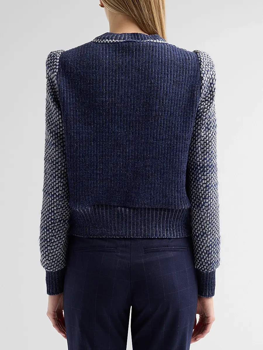 MAISON COMMON Women's Tweed Bomber Jacket | Thumbnail 3