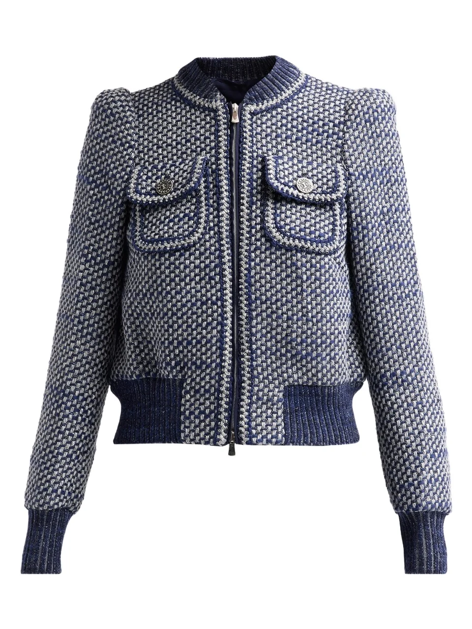 Women's Tweed Bomber Jacket Women's Tweed Bomber Jacket