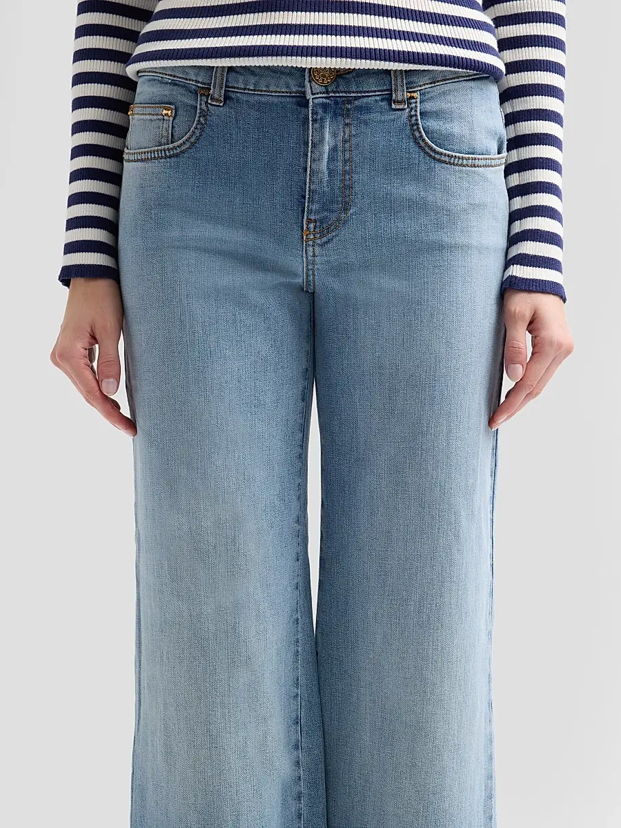 MAISON COMMON Women's Cutout Crop Jeans | Thumbnail 5 MAISON COMMON Women's Cutout Crop Jeans | Thumbnail 5