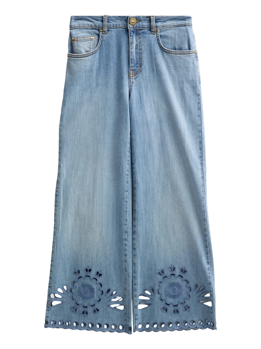 MAISON COMMON Women's Cutout Crop Jeans