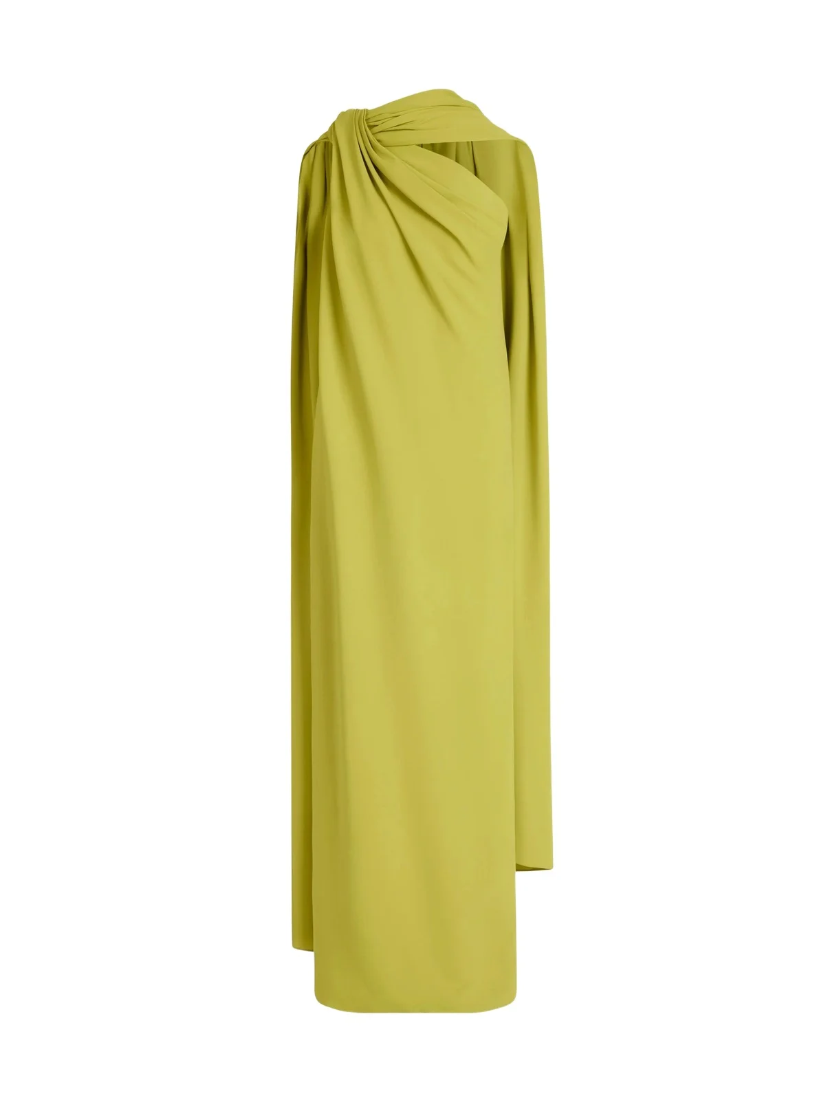 Oscar de la Renta Drape Detailed Georgette Caftan