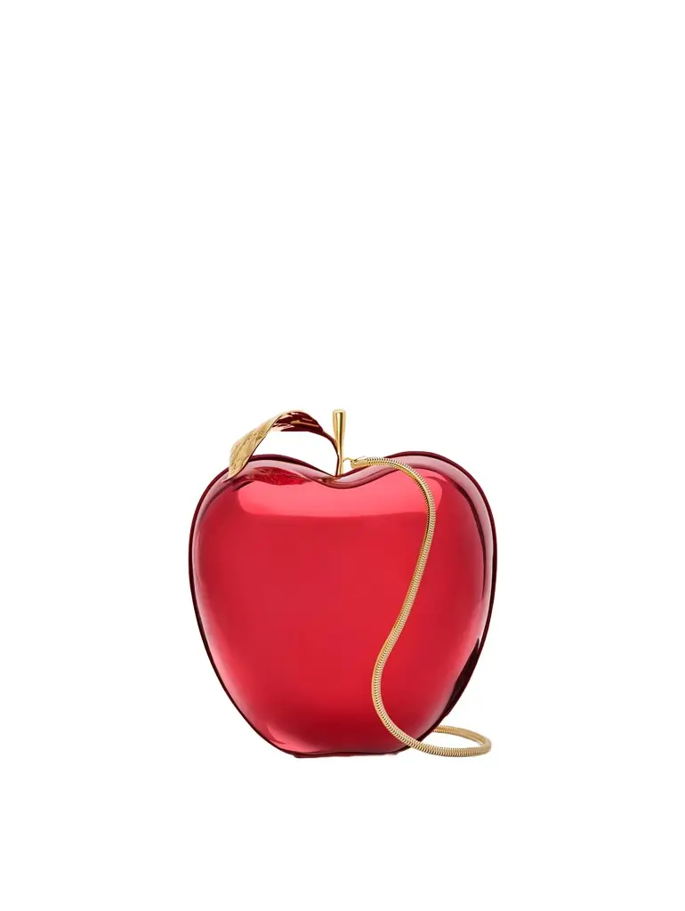 Oscar de la Renta Apple Minaudière | Image 1 Oscar de la Renta Apple Minaudière | Image 1