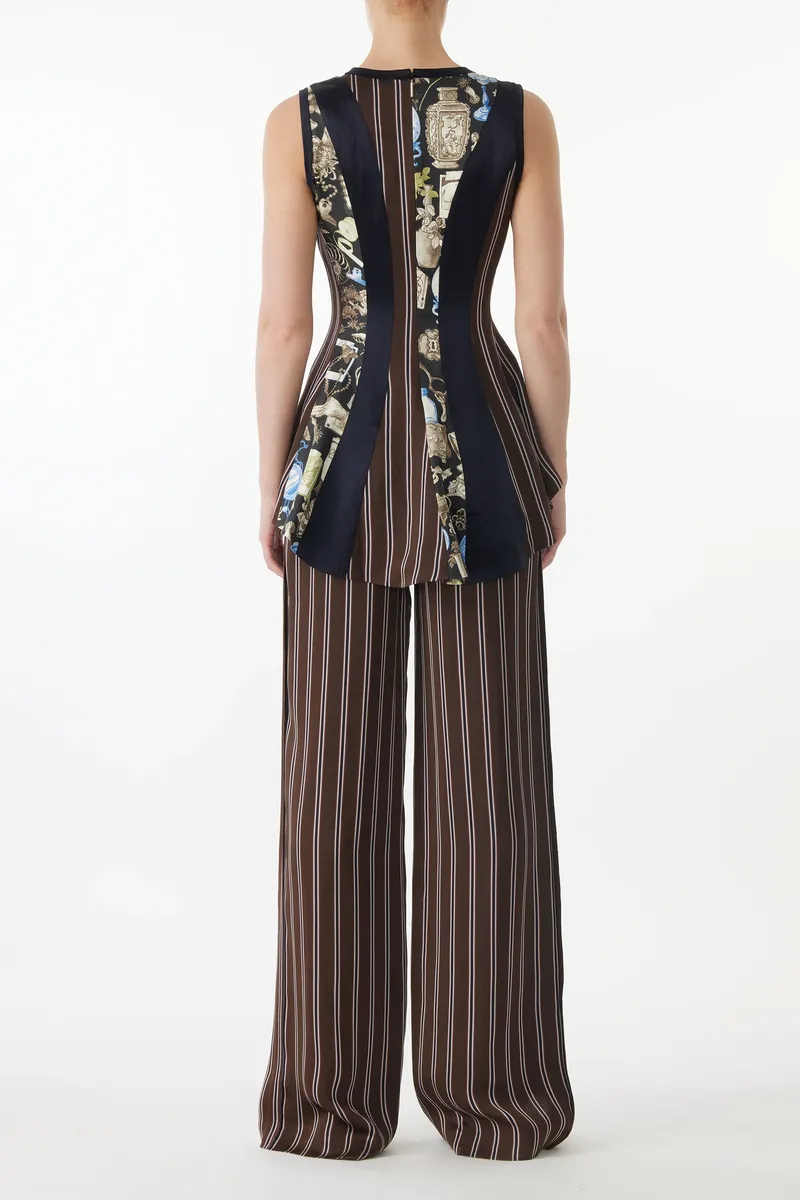 Jason Wu Collection MIXED-MEDIA PANELED SLEEVELESS TOP | Thumbnail 2 Jason Wu Collection MIXED-MEDIA PANELED SLEEVELESS TOP | Thumbnail 2