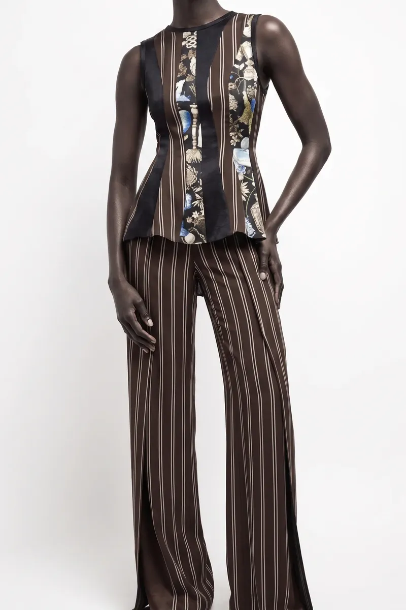 Jason Wu Collection MIXED-MEDIA PANELED SLEEVELESS TOP | Thumbnail 5 Jason Wu Collection MIXED-MEDIA PANELED SLEEVELESS TOP | Thumbnail 5