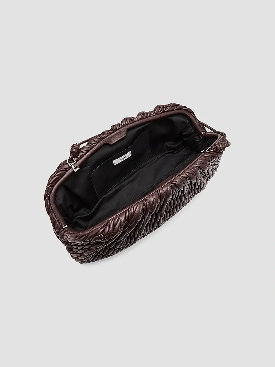 A.L.C. A. L.C. Women's Faye Faux-Leather Clutch | Thumbnail 4 A.L.C. A. L.C. Women's Faye Faux-Leather Clutch | Thumbnail 4