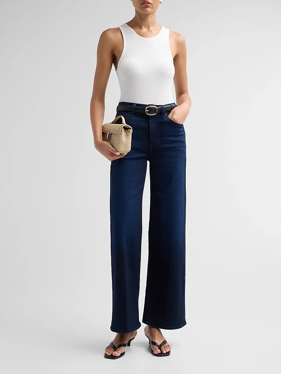 PAIGE Women's Anessa High-Rise Wide-Leg Jeans | Thumbnail 2 PAIGE Women's Anessa High-Rise Wide-Leg Jeans | Thumbnail 2
