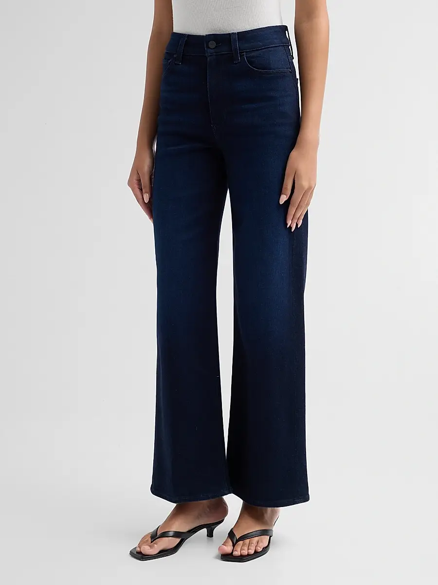 PAIGE Women's Anessa High-Rise Wide-Leg Jeans | Thumbnail 4 PAIGE Women's Anessa High-Rise Wide-Leg Jeans | Thumbnail 4