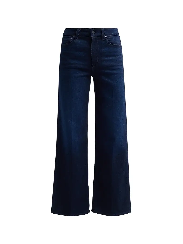 PAIGE Women's Anessa High-Rise Wide-Leg Jeans