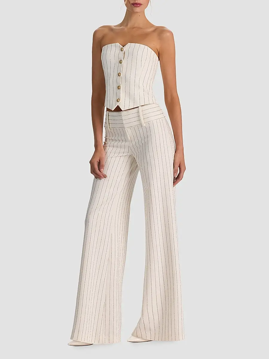 Alice + Olivia Women's Kelcey Embellished Strapless Vest Top | Thumbnail 2 Alice + Olivia Women's Kelcey Embellished Strapless Vest Top | Thumbnail 2