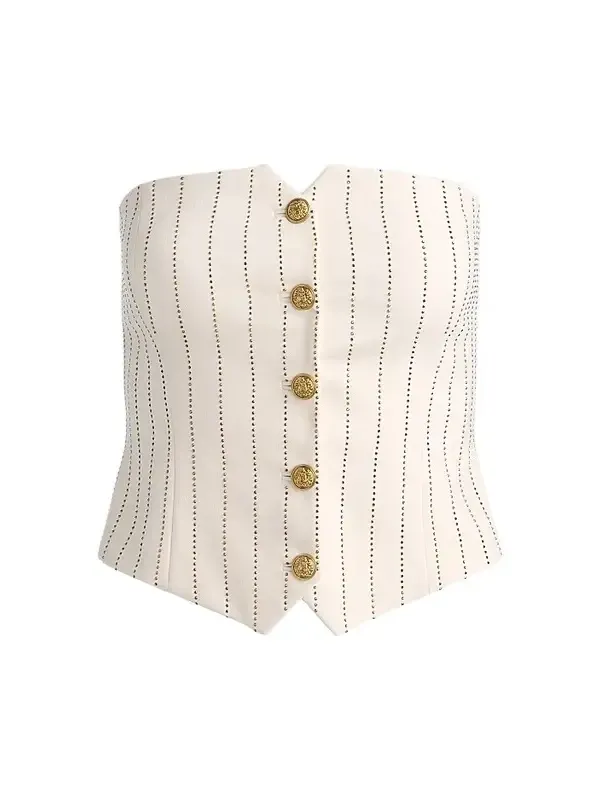 Women's Kelcey Embellished Strapless Vest Top Women's Kelcey Embellished Strapless Vest Top