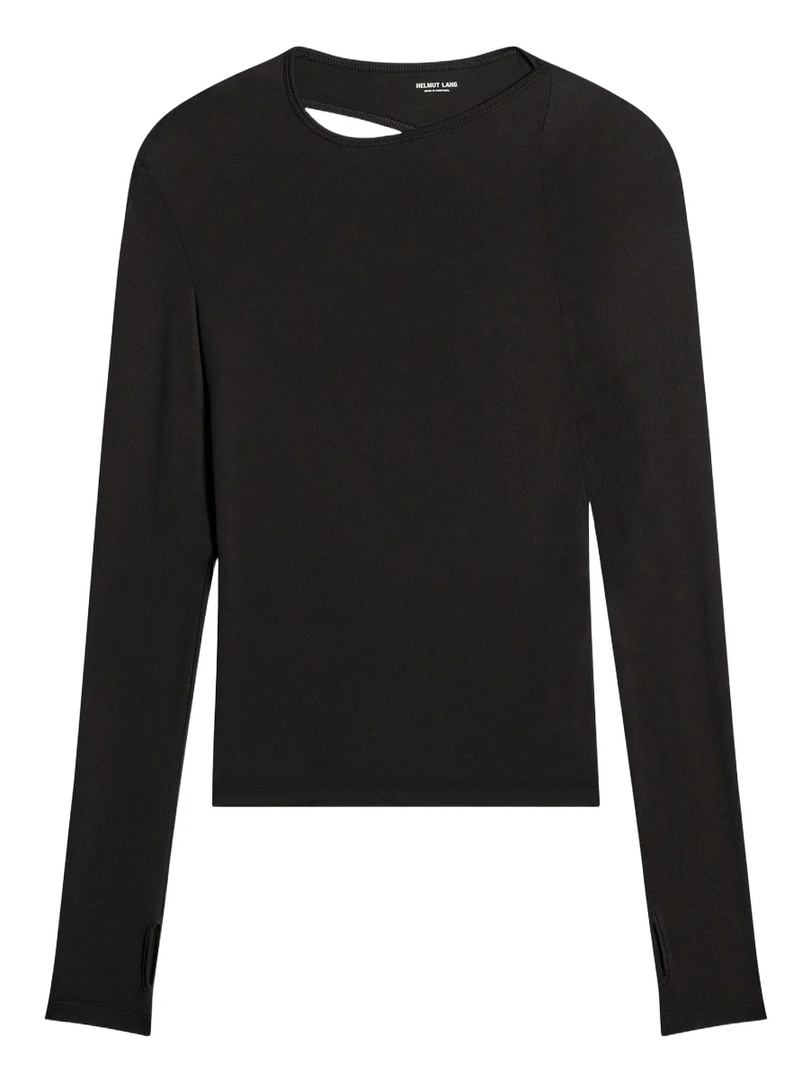 Women's Asymmetrical Cut-Out Jersey Top
