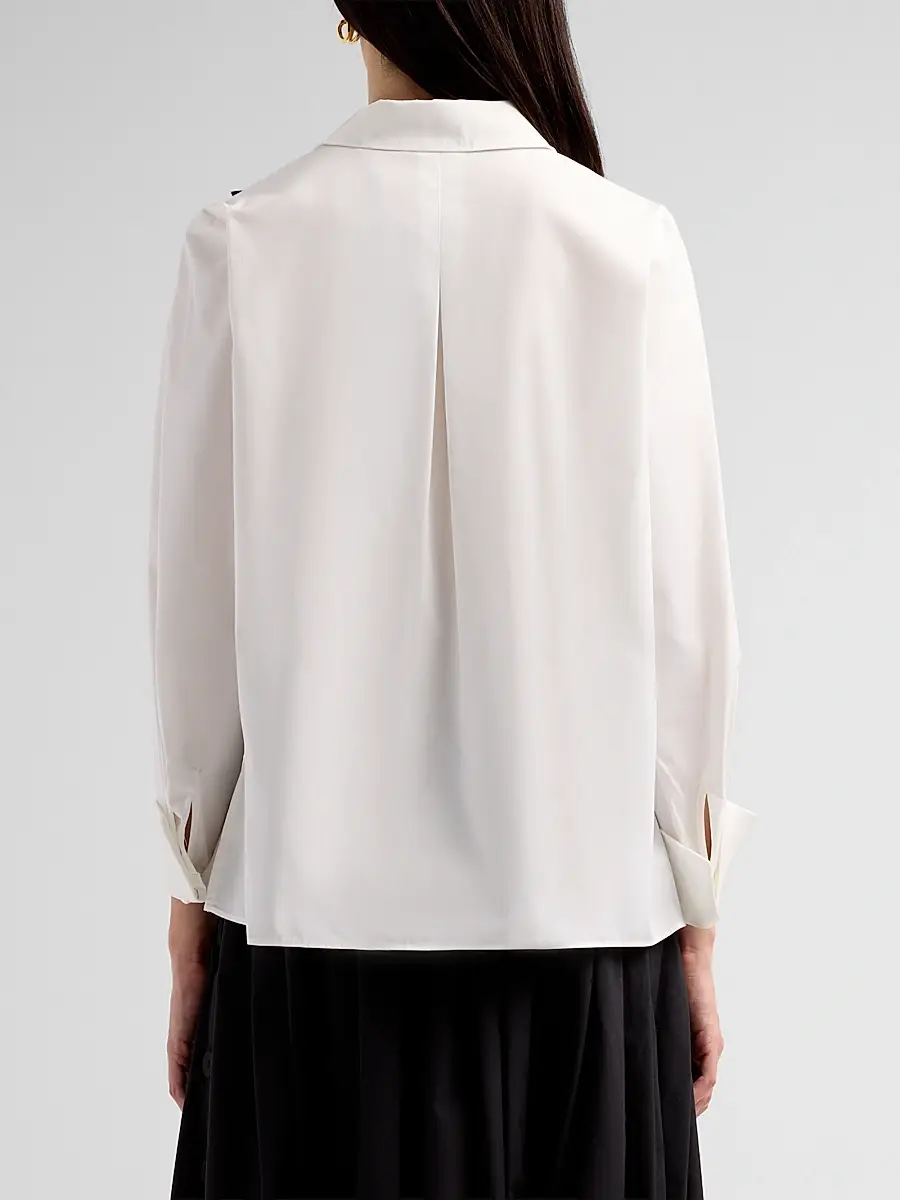 Ungaro Women's Dylan Appliqué Button-Front Blouse | Thumbnail 3 Ungaro Women's Dylan Appliqué Button-Front Blouse | Thumbnail 3