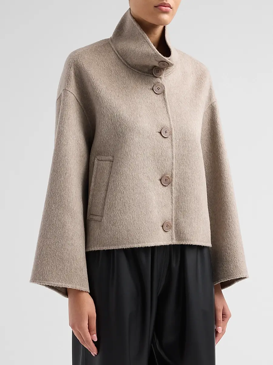 LAMARQUE Women's McKenna Wool Jacket | Thumbnail 4