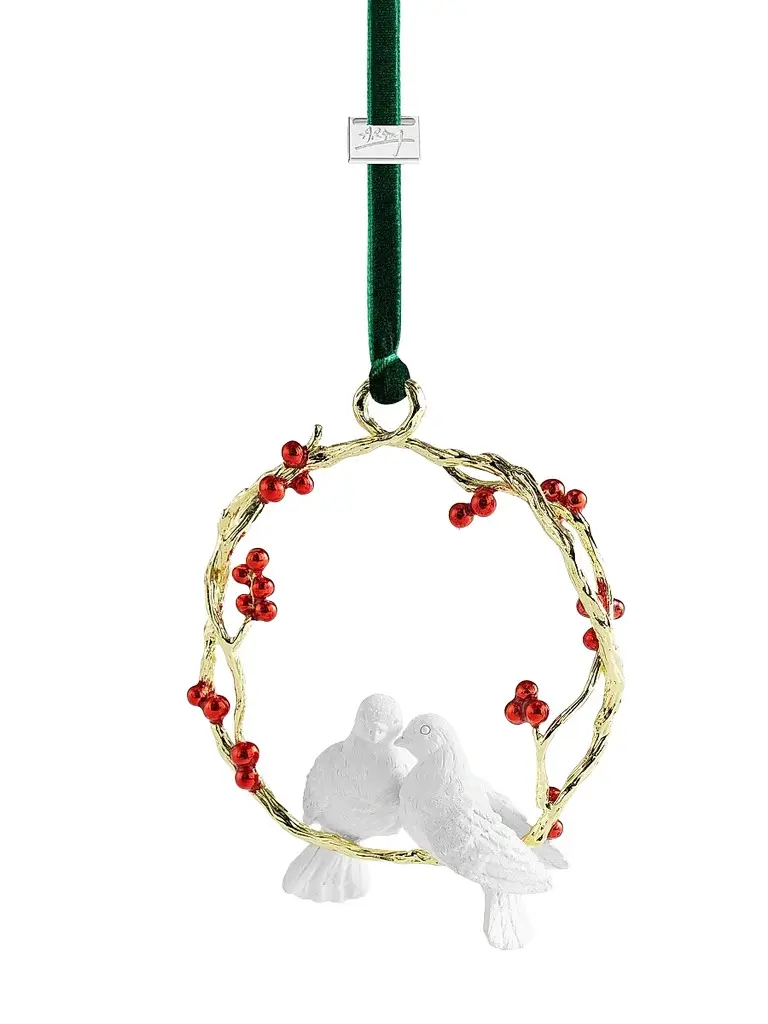Michael Aram Holiday Turtle Dove Ornament