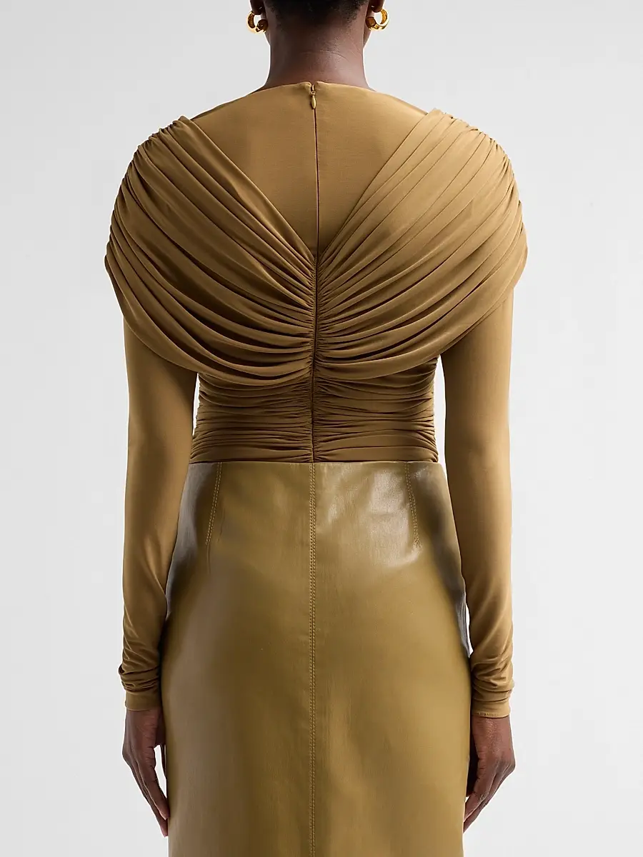 Et Ochs Women's Hestia Draped Bodysuit | Thumbnail 3 Et Ochs Women's Hestia Draped Bodysuit | Thumbnail 3