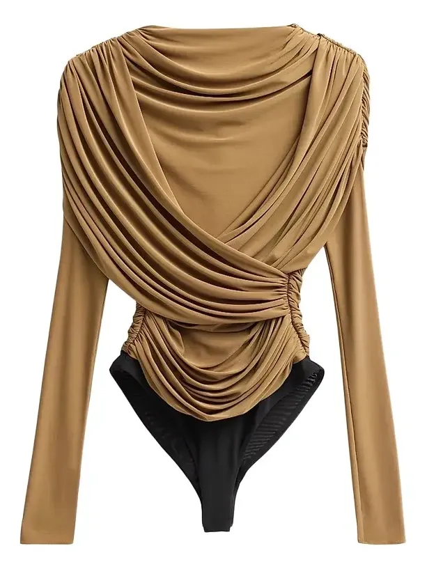 Women's Hestia Draped Bodysuit Women's Hestia Draped Bodysuit