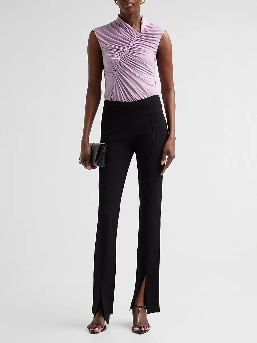 Et Ochs Women's Bree Chiffon Ruched Bodysuit | Thumbnail 2 Et Ochs Women's Bree Chiffon Ruched Bodysuit | Thumbnail 2