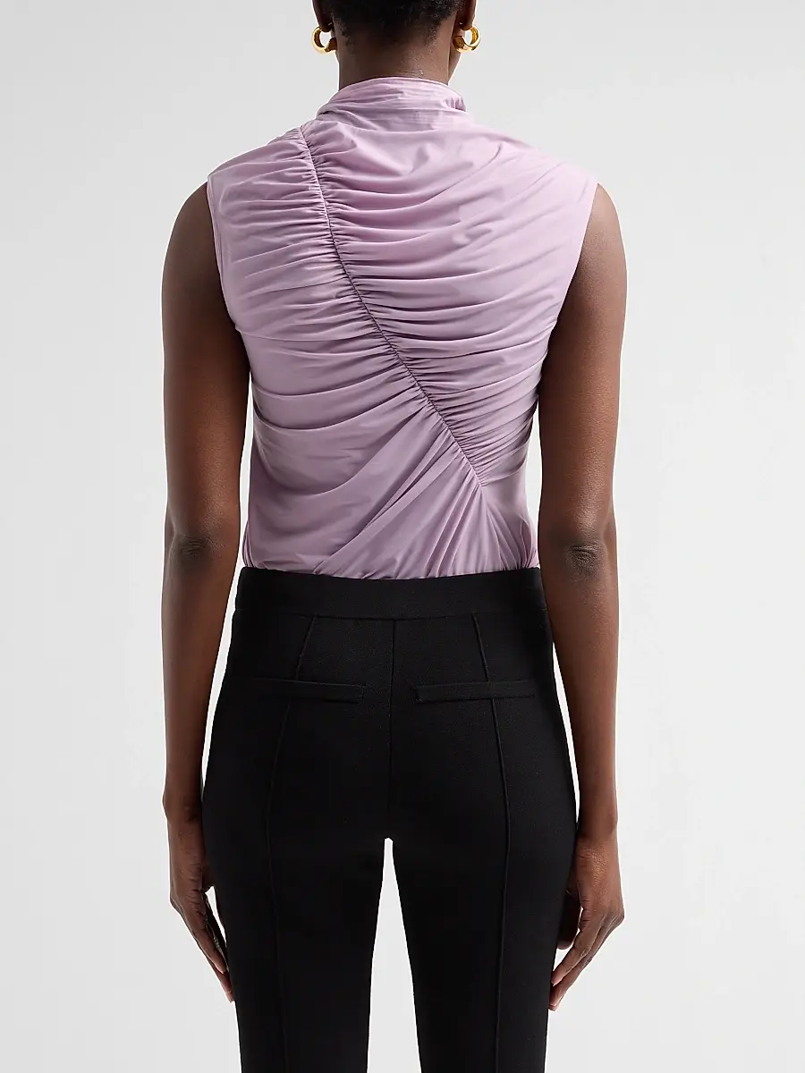 Et Ochs Women's Bree Chiffon Ruched Bodysuit | Thumbnail 3 Et Ochs Women's Bree Chiffon Ruched Bodysuit | Thumbnail 3