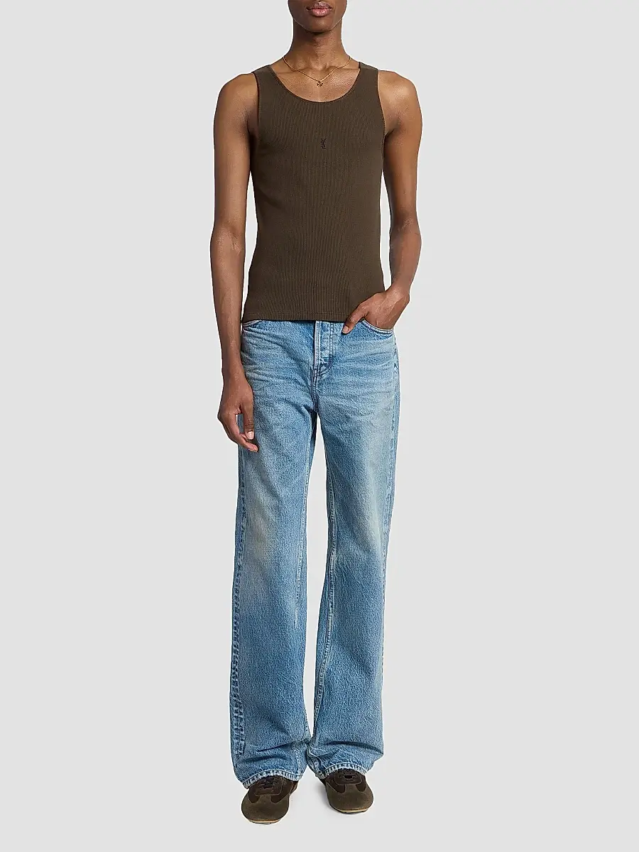 Saint Laurent Men's Cassandre Tank Top | Thumbnail 2 Saint Laurent Men's Cassandre Tank Top | Thumbnail 2