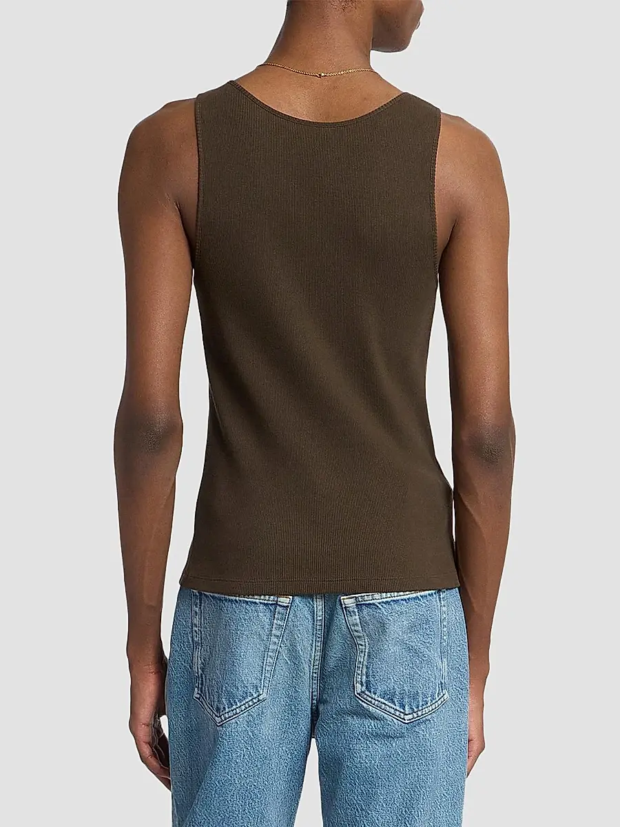 Saint Laurent Men's Cassandre Tank Top | Thumbnail 4 Saint Laurent Men's Cassandre Tank Top | Thumbnail 4
