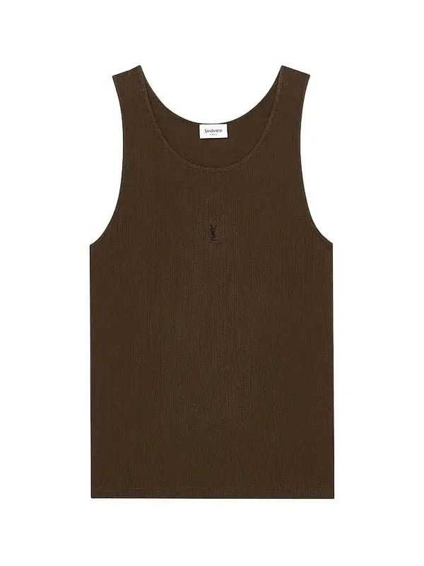 Saint Laurent Men's Cassandre Tank Top