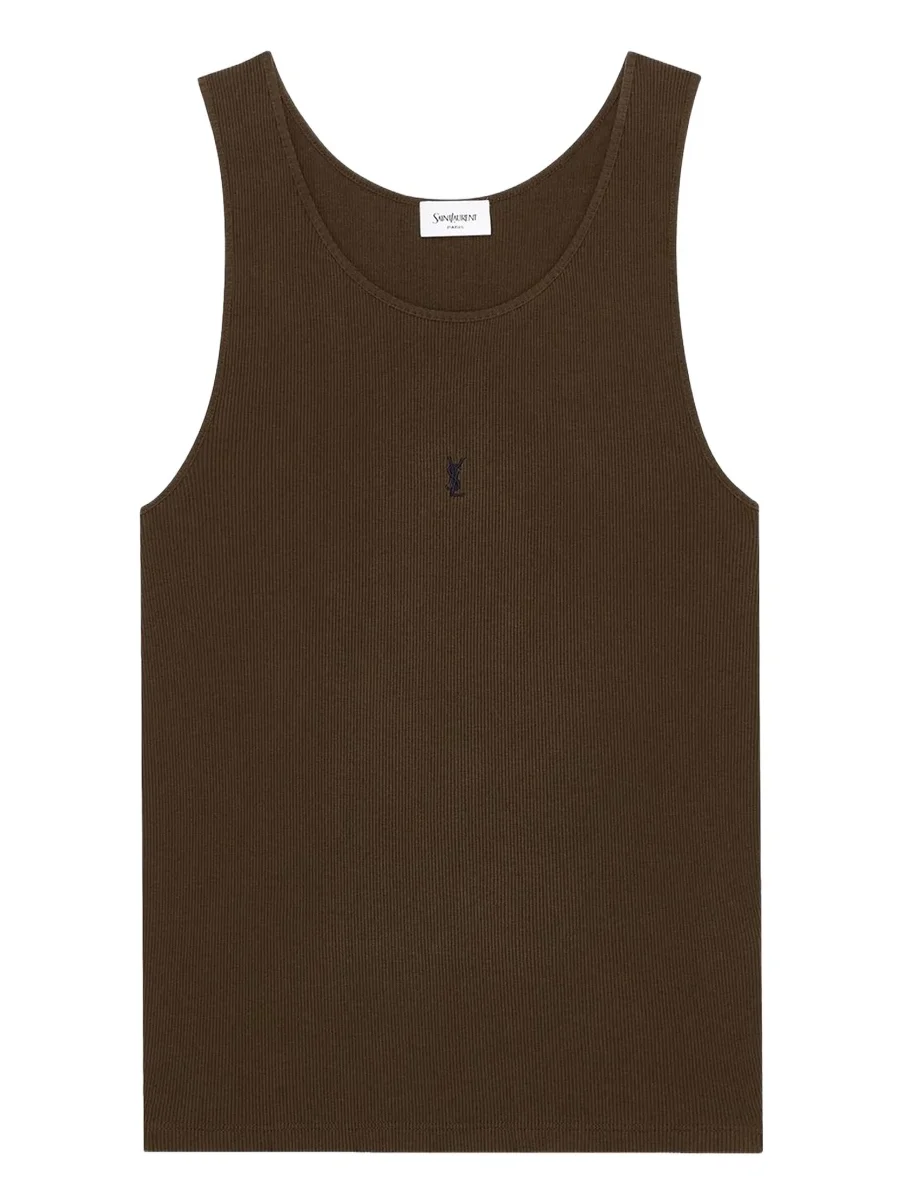 Saint Laurent Men's Cassandre Tank Top