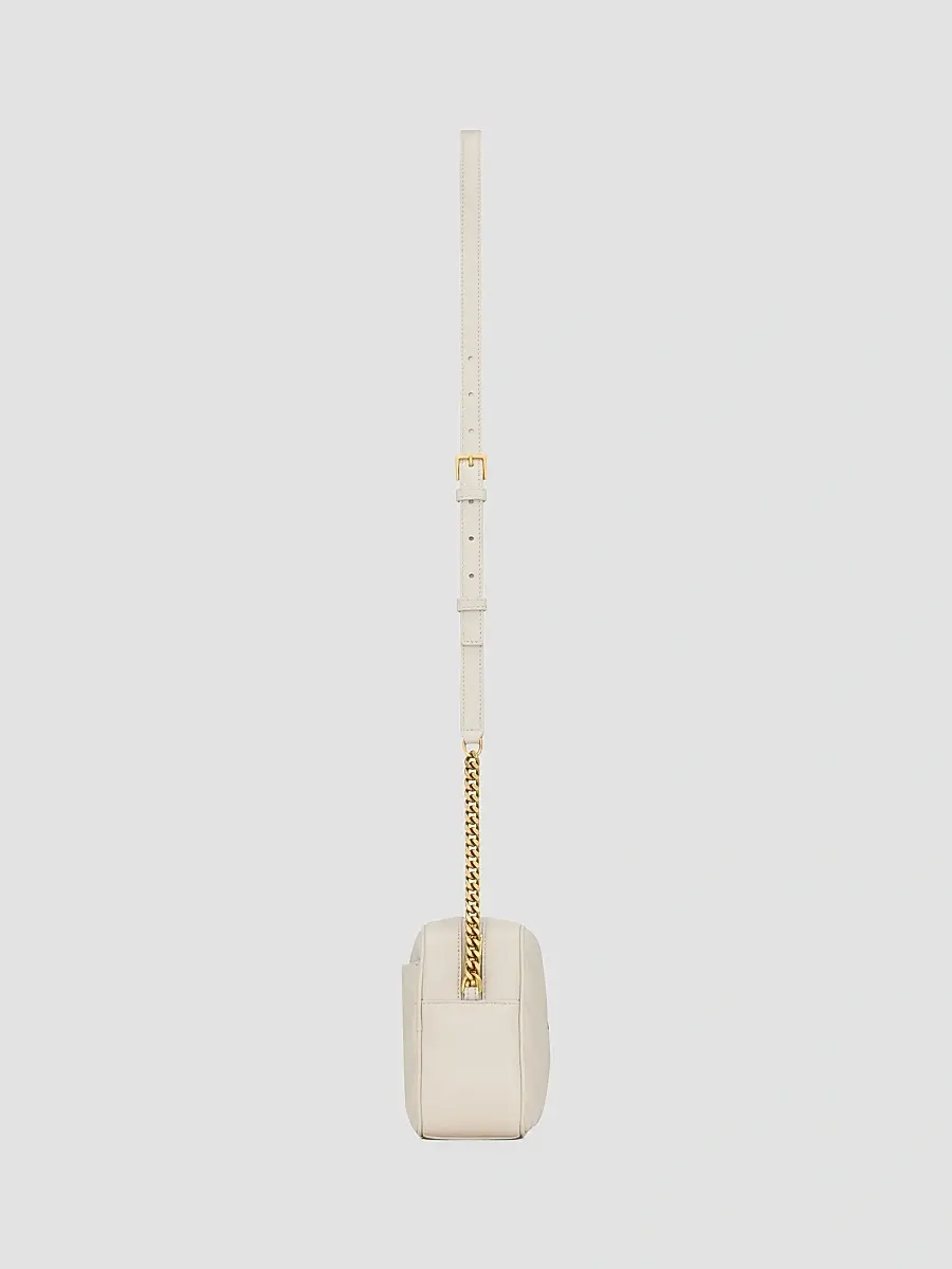 Saint Laurent Women's Loulou Camera Crossbody Bag in Lambskin - White | Thumbnail 3 Saint Laurent Women's Loulou Camera Crossbody Bag in Lambskin - White | Thumbnail 3
