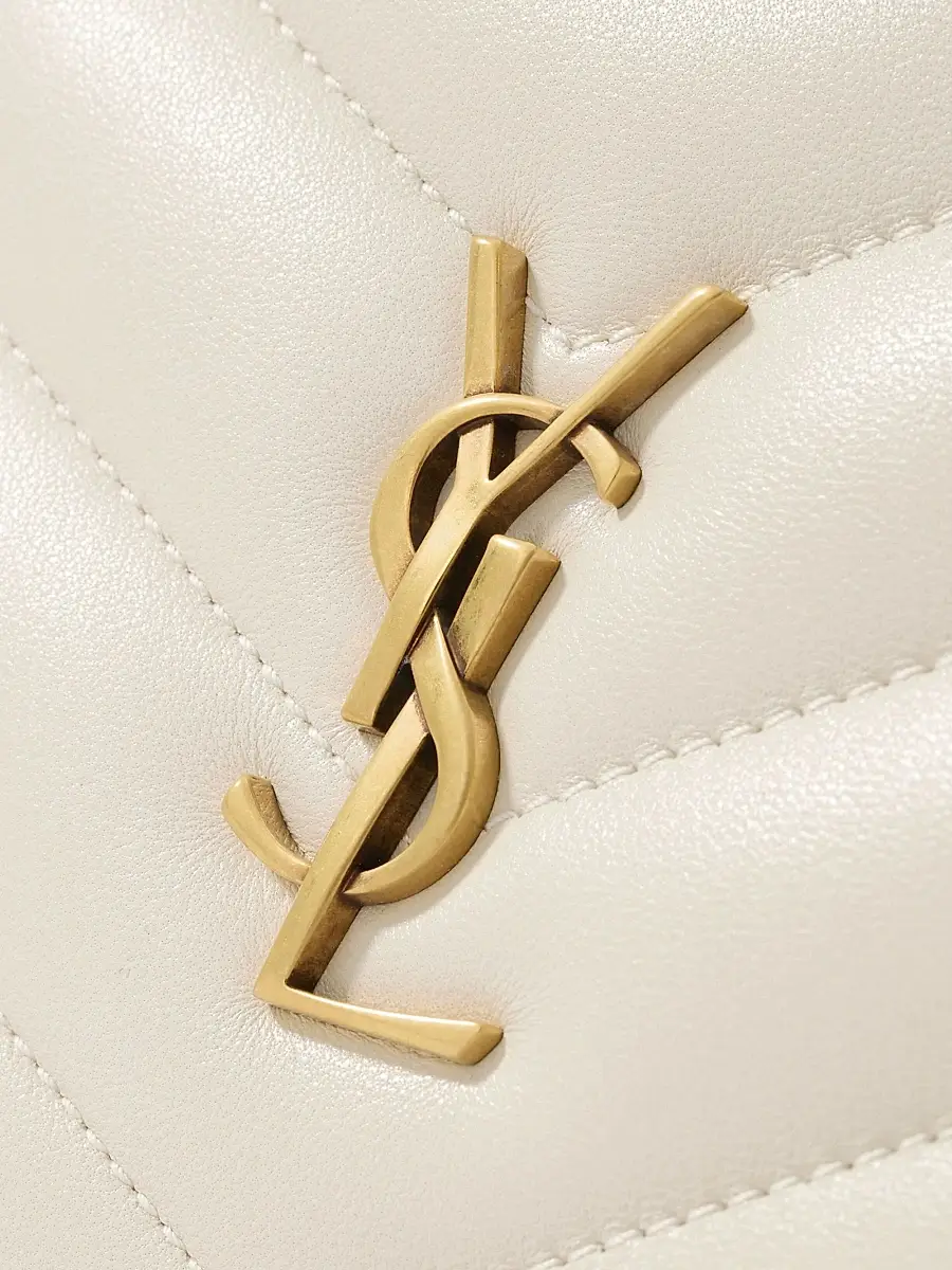Saint Laurent Women's Loulou Camera Crossbody Bag in Lambskin - White | Thumbnail 5 Saint Laurent Women's Loulou Camera Crossbody Bag in Lambskin - White | Thumbnail 5