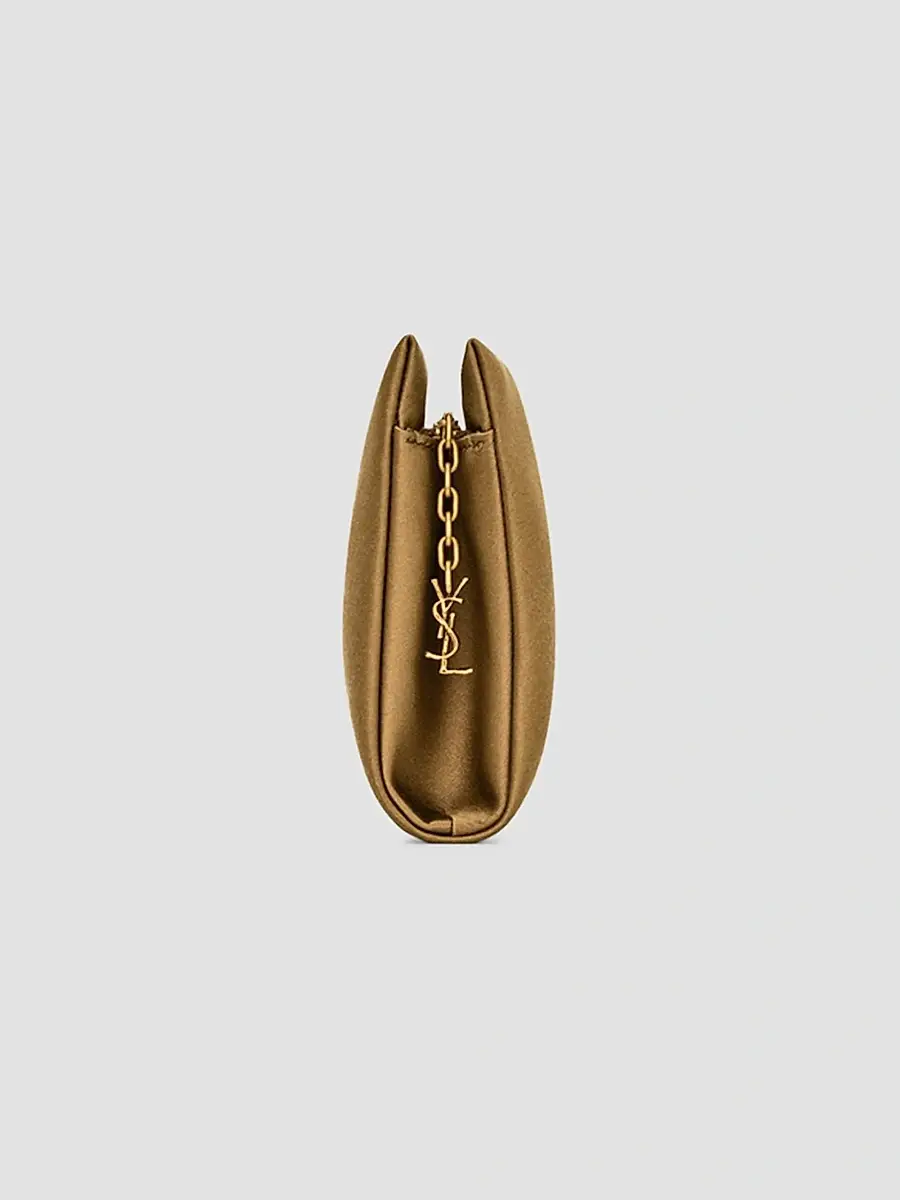Saint Laurent Women's Satin Evening Soft Clutch | Thumbnail 3 Saint Laurent Women's Satin Evening Soft Clutch | Thumbnail 3