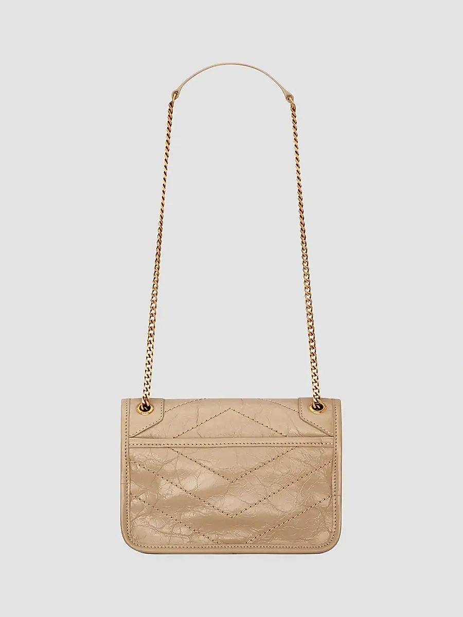 Saint Laurent Women's Niki Mini Bag in Vintage Leather - Clear Beige | Thumbnail 2 Saint Laurent Women's Niki Mini Bag in Vintage Leather - Clear Beige | Thumbnail 2