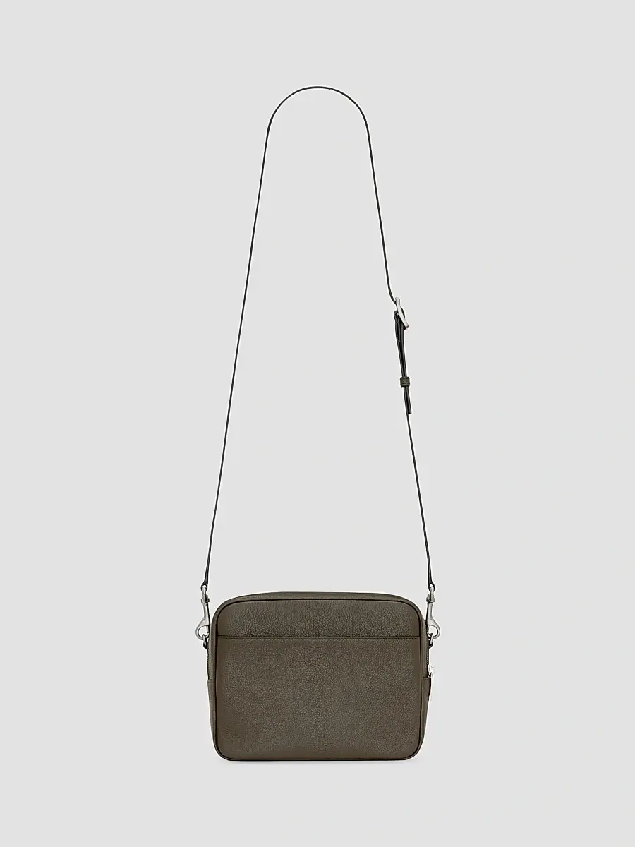 Saint Laurent Men's Small Camera Bag in Grained Leather - Light Musk | Thumbnail 4 Saint Laurent Men's Small Camera Bag in Grained Leather - Light Musk | Thumbnail 4