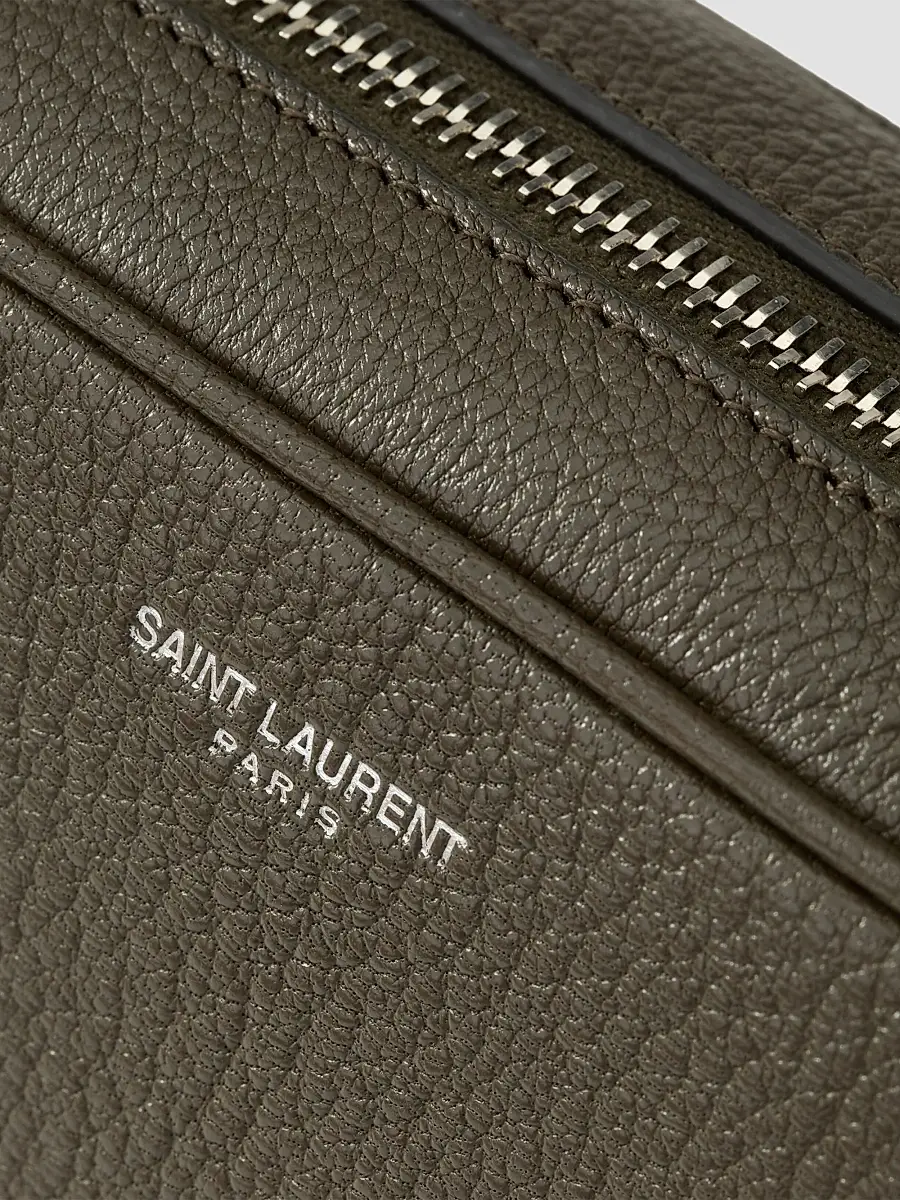 Saint Laurent Men's Small Camera Bag in Grained Leather - Light Musk | Thumbnail 6 Saint Laurent Men's Small Camera Bag in Grained Leather - Light Musk | Thumbnail 6