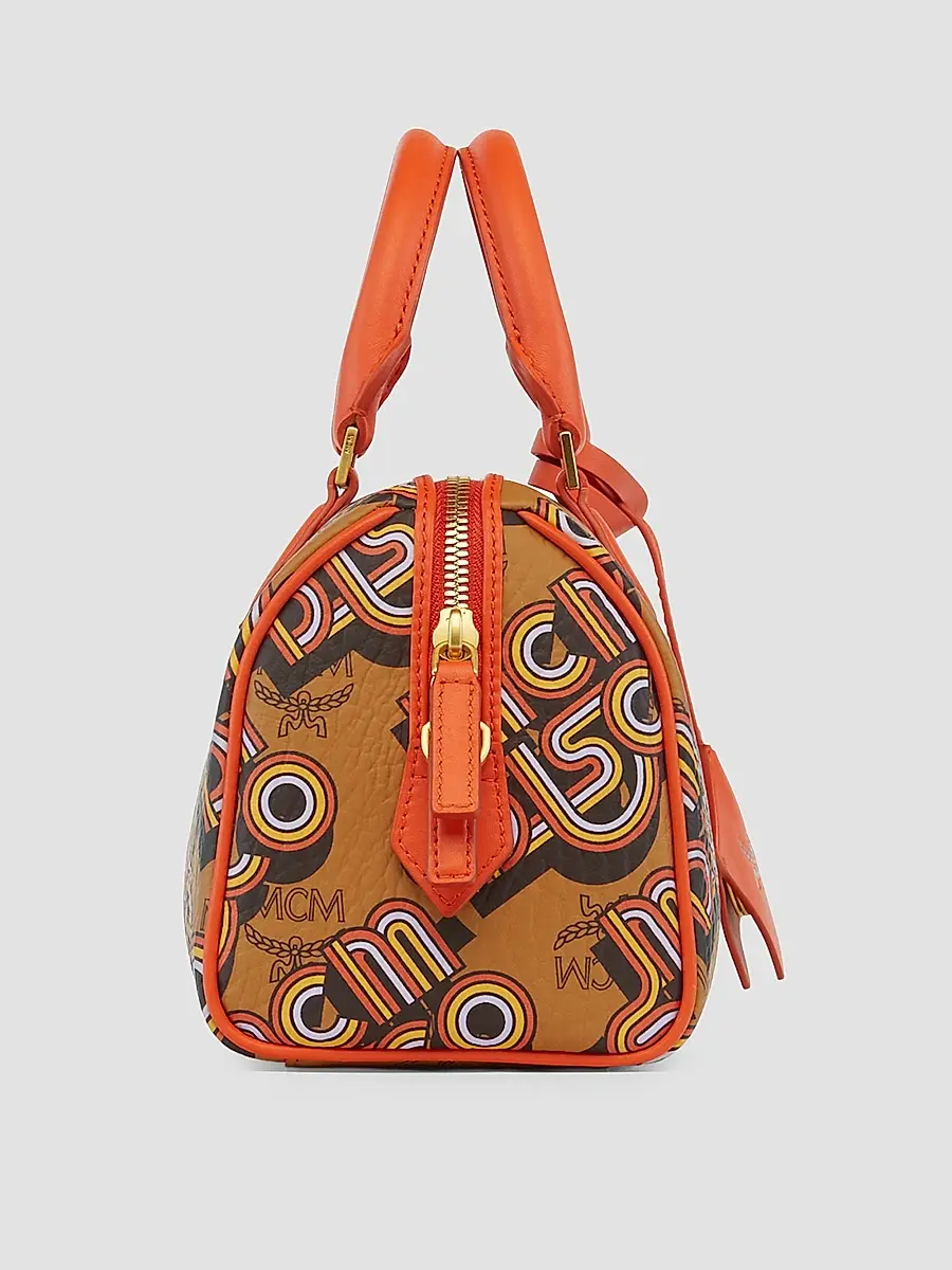 MCM Women's Ella Boston Small Visetos Bag | Thumbnail 4 MCM Women's Ella Boston Small Visetos Bag | Thumbnail 4