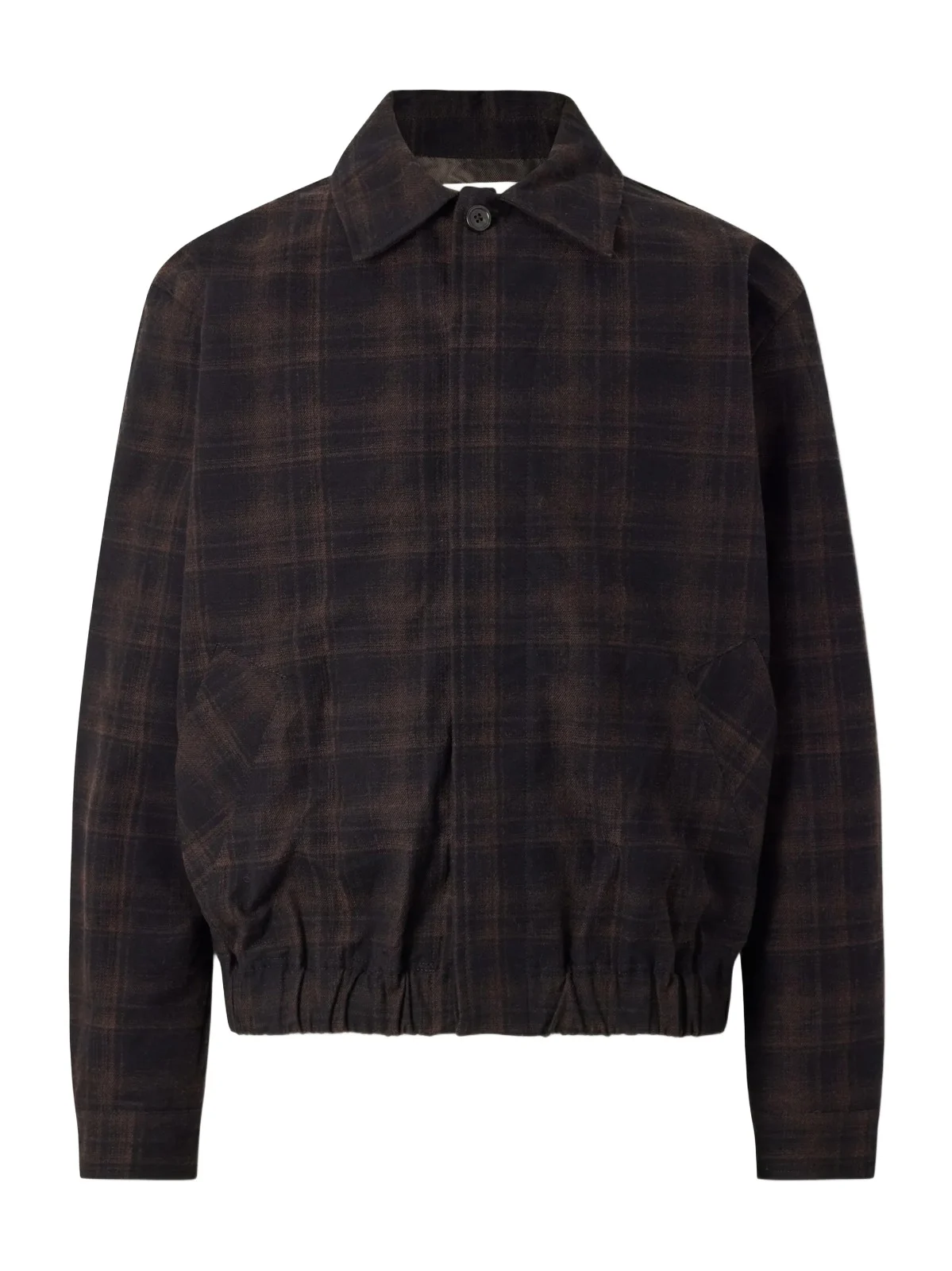 Jean Brown Checked Cotton and Wool-Blend Jacket - Men
