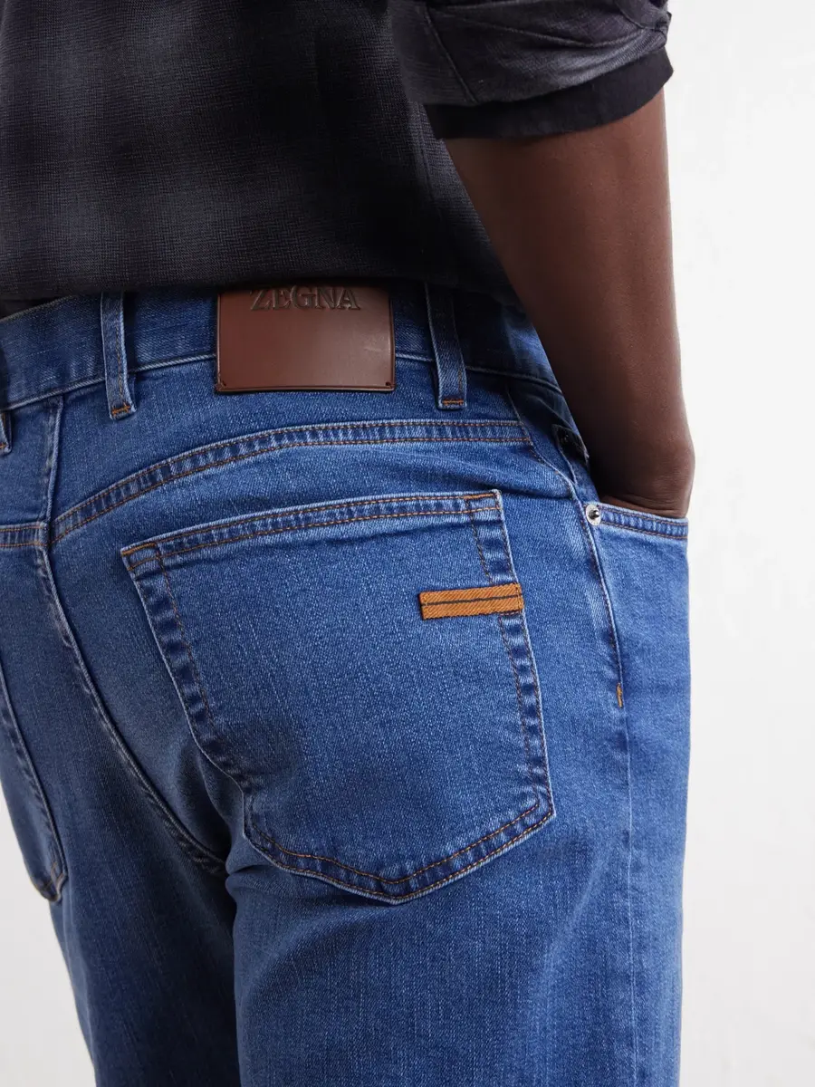 Zegna Roccia Slim-Fit Straight-Leg Jeans - Men | Thumbnail 5 Zegna Roccia Slim-Fit Straight-Leg Jeans - Men | Thumbnail 5