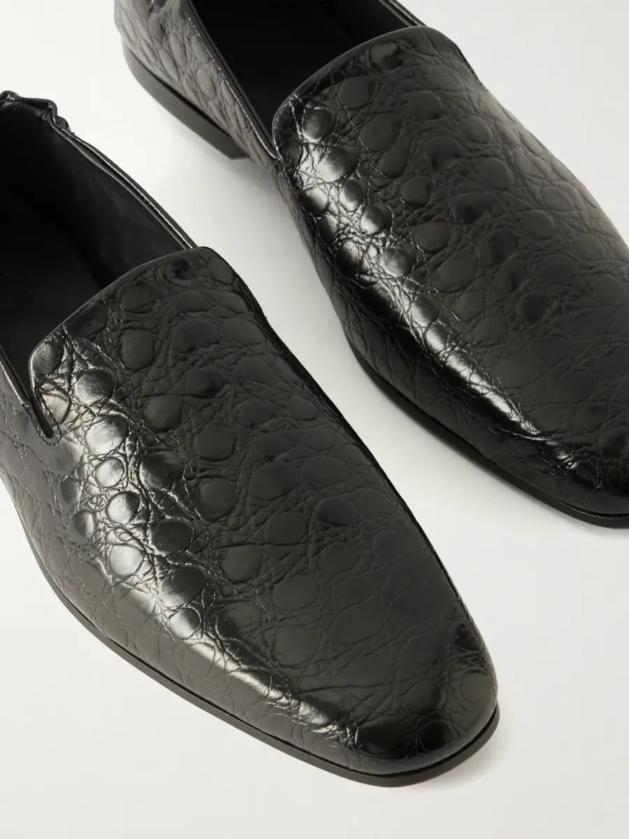 TOTEME Soft Croc-Effect Leather Loafers - Men | Thumbnail 5 TOTEME Soft Croc-Effect Leather Loafers - Men | Thumbnail 5