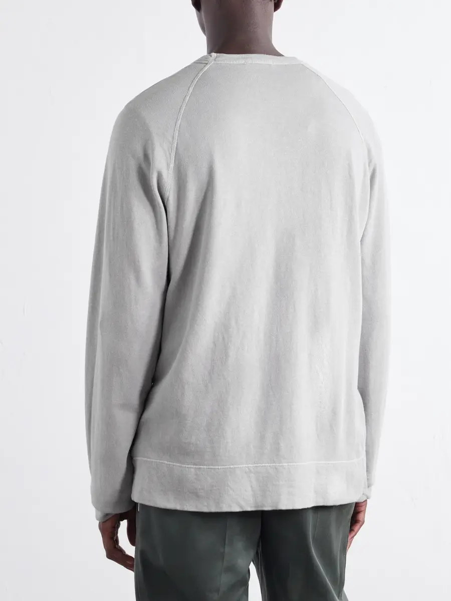 James Perse Garment-Dyed Loopback Supima Cotton-Jersey Sweatshirt - Men | Thumbnail 4 James Perse Garment-Dyed Loopback Supima Cotton-Jersey Sweatshirt - Men | Thumbnail 4