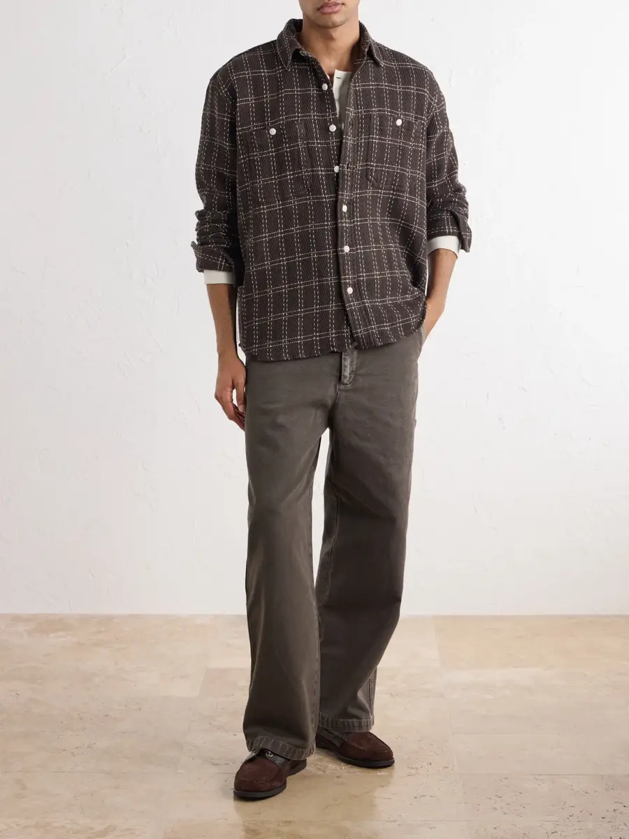3sixteen Utility Checked Cotton-Flannel Shirt - Men | Thumbnail 2 3sixteen Utility Checked Cotton-Flannel Shirt - Men | Thumbnail 2