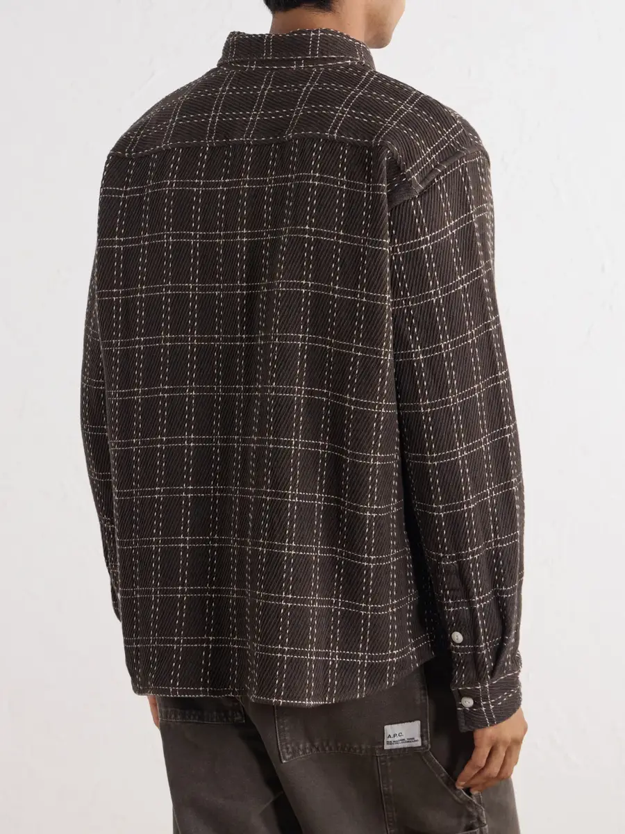 3sixteen Utility Checked Cotton-Flannel Shirt - Men | Thumbnail 4 3sixteen Utility Checked Cotton-Flannel Shirt - Men | Thumbnail 4