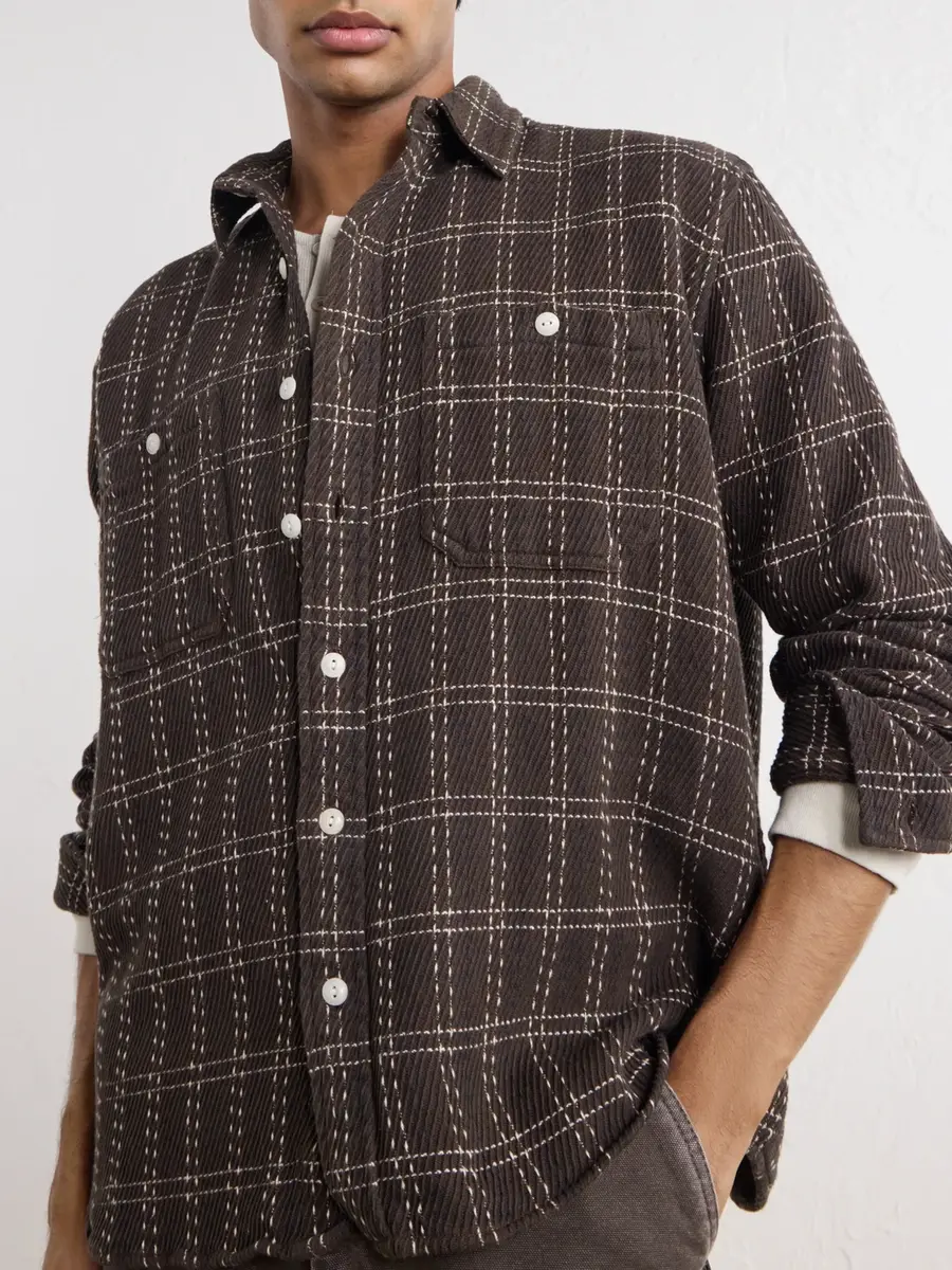 3sixteen Utility Checked Cotton-Flannel Shirt - Men | Thumbnail 5 3sixteen Utility Checked Cotton-Flannel Shirt - Men | Thumbnail 5