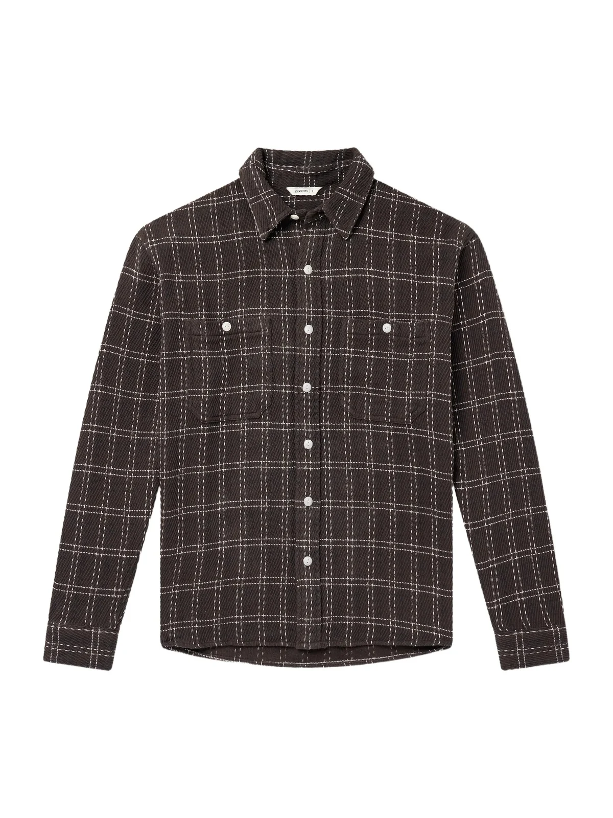 Utility Checked Cotton-Flannel Shirt - Men Utility Checked Cotton-Flannel Shirt - Men