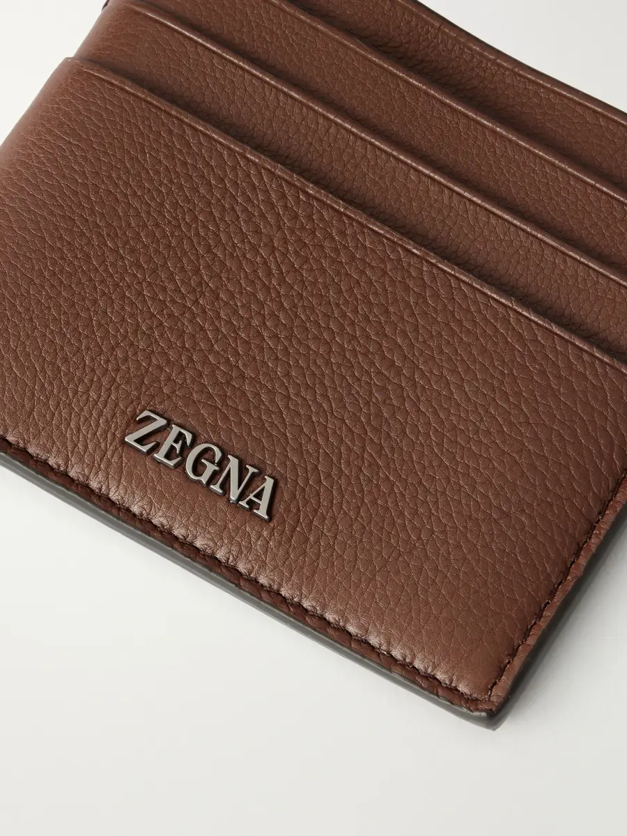 Zegna Leather Cardholder - Men | Thumbnail 3 Zegna Leather Cardholder - Men | Thumbnail 3