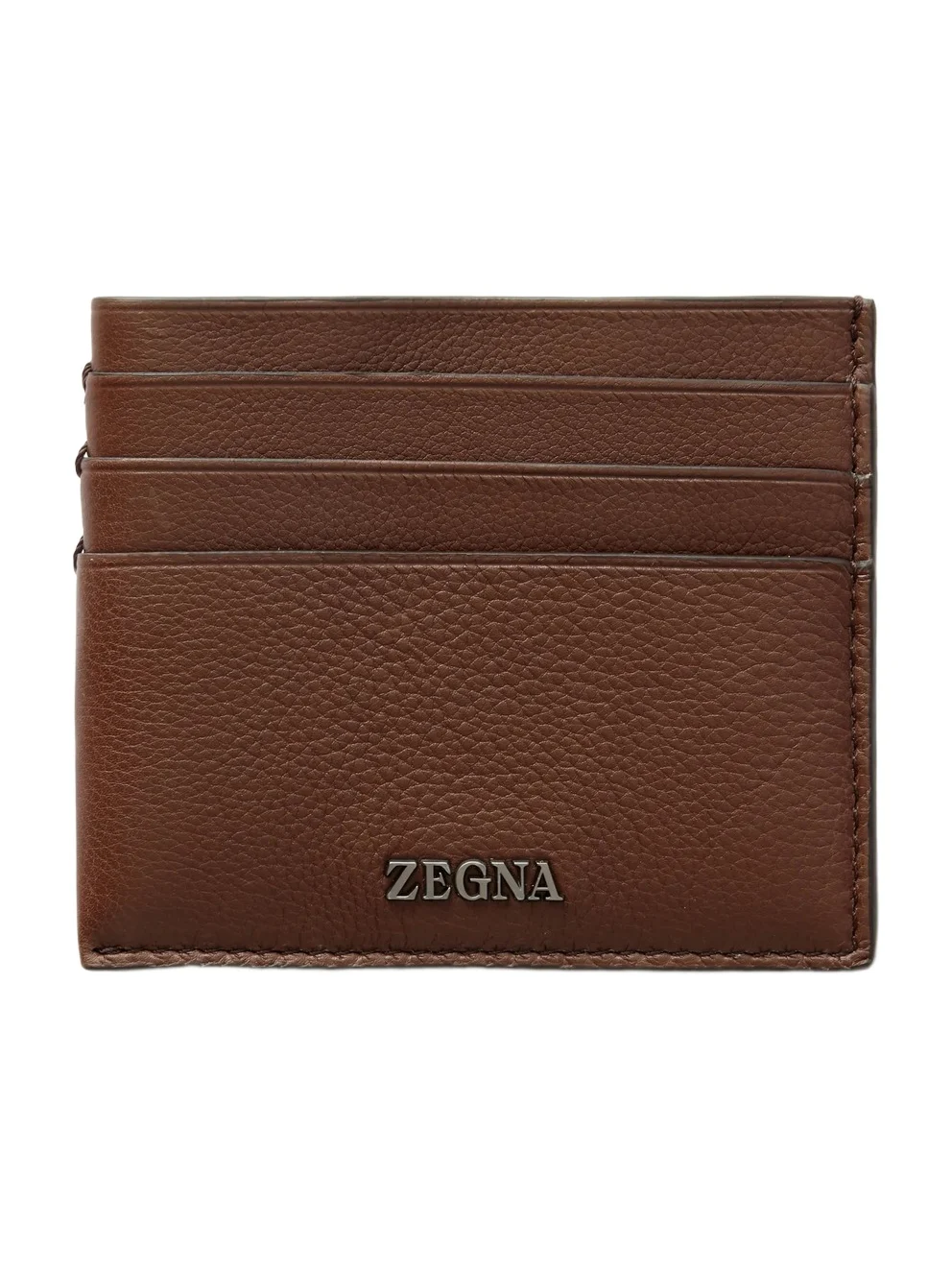 Zegna Leather Cardholder - Men