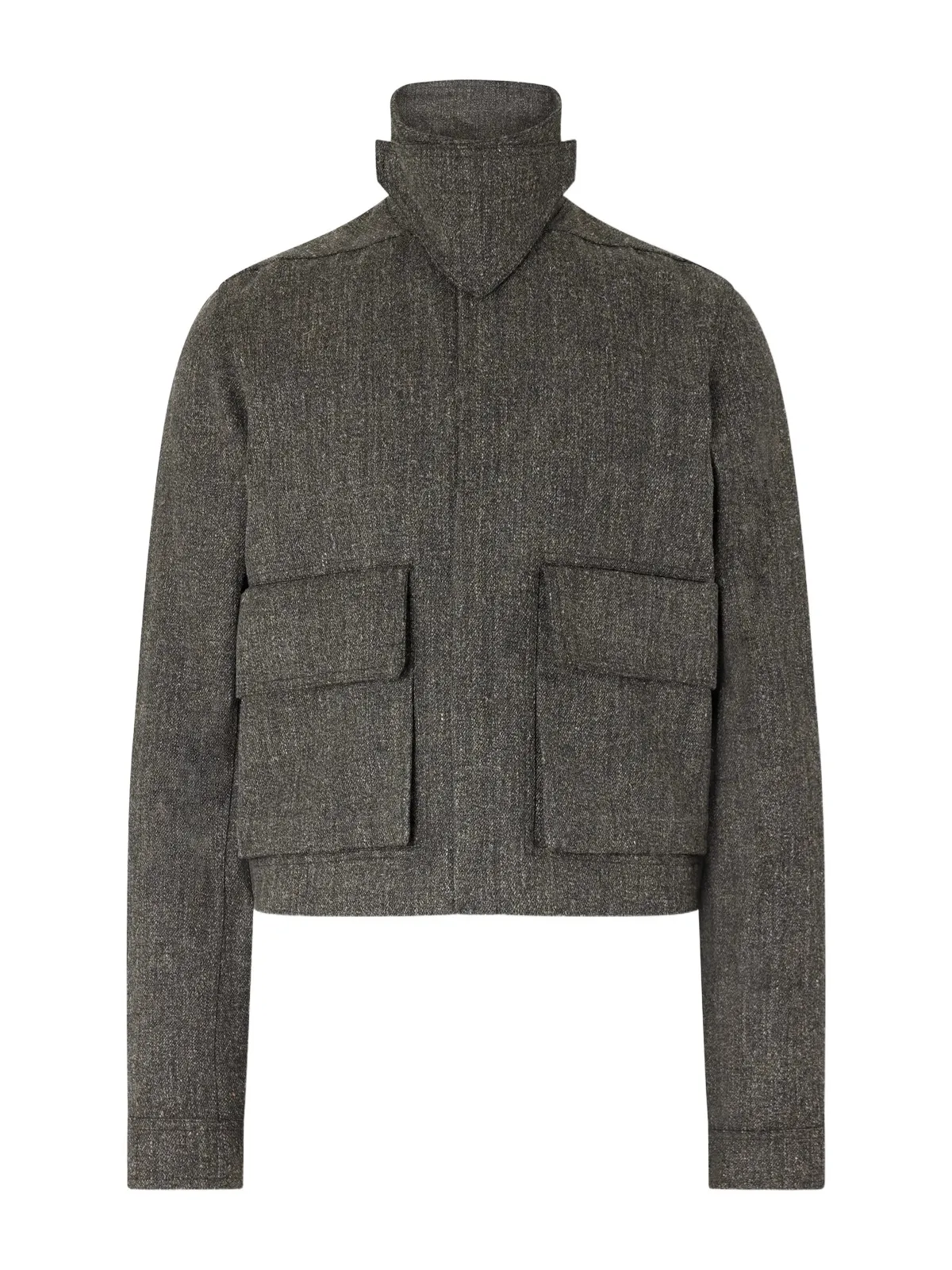 Rick Owens Tower Alice Mélange Wool Bomber Jacket - Men