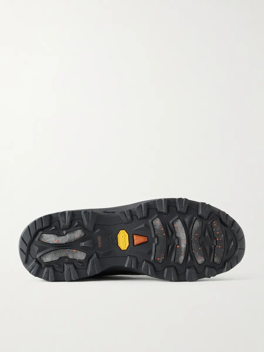 Zegna Triple Stitch™ Monte Rubber-Trimmed Suede Sneakers - Men | Thumbnail 3