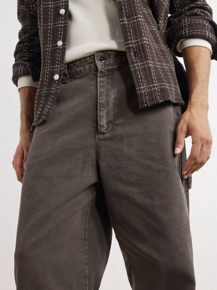 A.P.C. Dan Carpenter Wide-Leg Cotton-Canvas Trousers - Men | Thumbnail 5