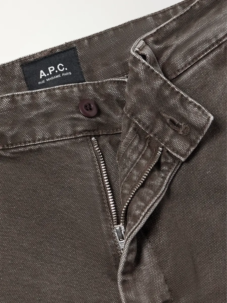 A.P.C. Dan Carpenter Wide-Leg Cotton-Canvas Trousers - Men | Thumbnail 6